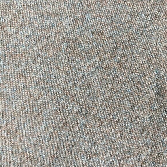 Subtle Luxury 100% Cashmere Tunic Sweater Size Medium Large Blue Taupe - Picture 5 of 11